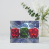 Jack O Lantern Paprika's Briefkaart (Staand voorkant)