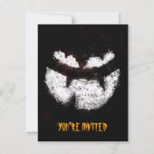 Jack O' Lantern Party Invitation Kaart (Voorkant)