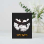 Jack O' Lantern Party Invitation Kaart (Staand voorkant)