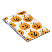 Jack-o’-Lantern Pattern Notitieboek (Rechterzijde)