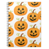 Jack-o’-Lantern Pattern Notitieboek (Voorkant)