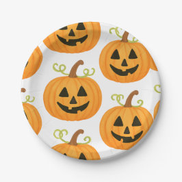 Jack-o’-Lantern Pattern Papieren Bordje