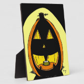 Jack o' Lantern Plaque Fotoplaat (Zijkant)
