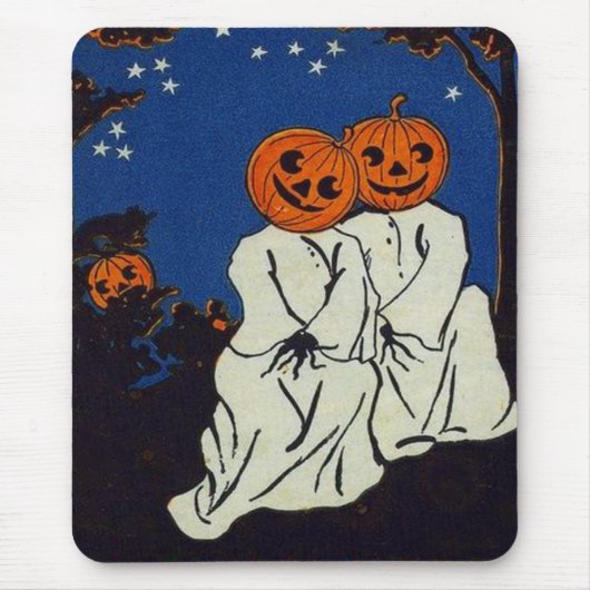 Jack O' Lantern Pompoen Geest Kostuum Muismat (Voorkant)