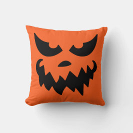 Jack O Lantern Pompoen Gezicht Worp Kussen