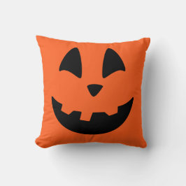 Jack O Lantern Pompoen Gezicht Worp Kussen