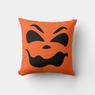 Jack O Lantern Pompoen Gezicht Worp Kussen