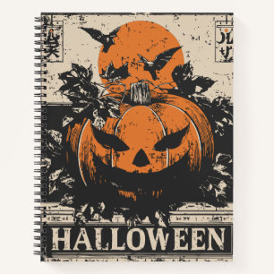 Jack-O’-Lantern-pompoen Halloween Notitieboek