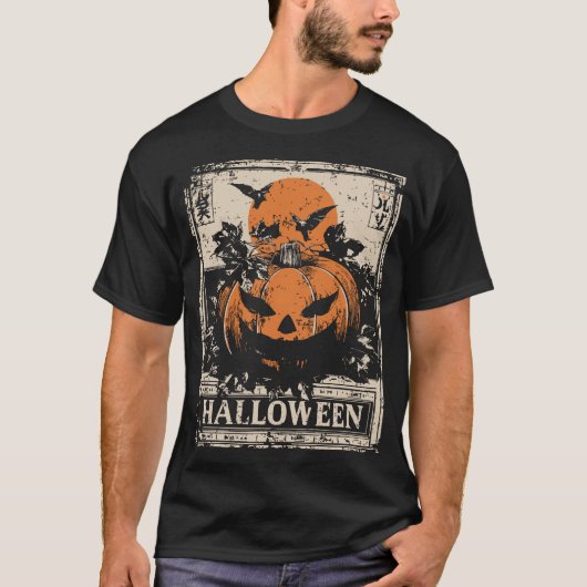  Jack-O’-Lantern-pompoen | Halloween T-shirt (Voorkant)