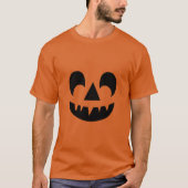 Jack O Lantern Pompoengezicht T-shirt (Voorkant)