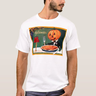 Jack O' Lantern Pompoentaart Vogelverschrikker T-shirt