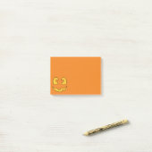 Jack 'o Lantern Post-it® Notes (Op bureau)