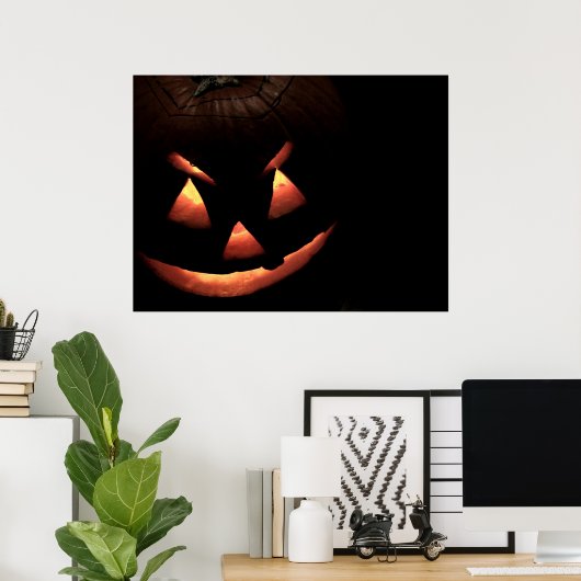Jack-O-Lantern Poster (Thuiskantoor)