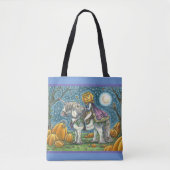 JACK O LANTERN PRINCE OP ZIJN MAGIC UNICORN PONY TOTE BAG (Voorkant)