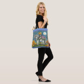 JACK O LANTERN PRINCE OP ZIJN MAGIC UNICORN PONY TOTE BAG (Op model)