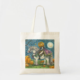 JACK O LANTERN PRINCE OP ZIJN MAGIC UNICORN PONY TOTE BAG