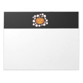 Jack-o-Lantern Pumpkin en oogbollen in het donker Notitieblok (Voorkant)