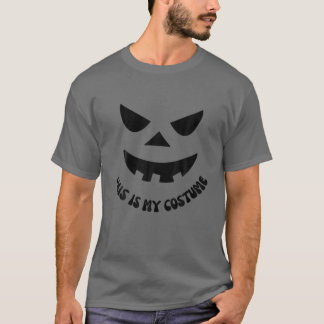 Jack "O Lantern Pumpkin Face Funny Halloween Costu T-shirt