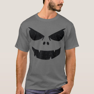 Jack O Lantern Pumpkin Face Halloween Cost T-shirt
