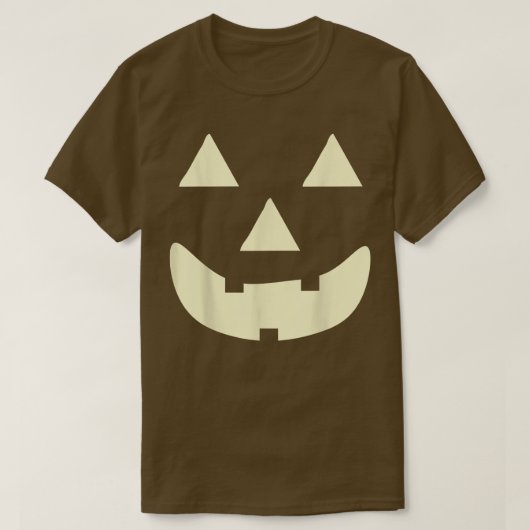 Jack O' Lantern Pumpkin Face Halloween Costume 571 T-shirt (Design voorkant)
