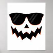 Jack O Lantern Pumpkin Face Halloween kostuum Sung Poster (Voorkant)