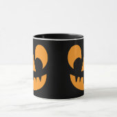 Jack O Lantern Pumpkin Face Mok (Midden)