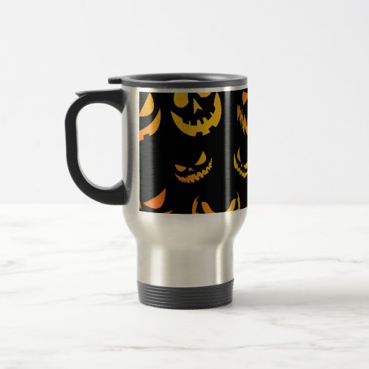Jack O Lantern Pumpkin Face Reisbeker (Links)