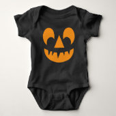 Jack O Lantern Pumpkin Face Romper (Voorkant)