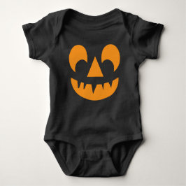 Jack O Lantern Pumpkin Face Romper