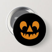 Jack O Lantern Pumpkin Face Ronde Button 7,6 Cm (Voorkant /achterkant)
