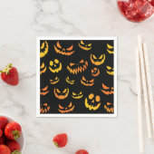 Jack O Lantern Pumpkin Face Servet (Insitu)