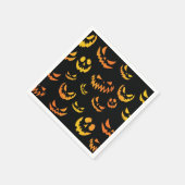 Jack O Lantern Pumpkin Face Servet (Hoek)