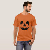 Jack O Lantern Pumpkin Face T-shirt (Voorkant volledig)