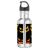 Jack O Lantern Pumpkin Face Waterfles (Achterkant)