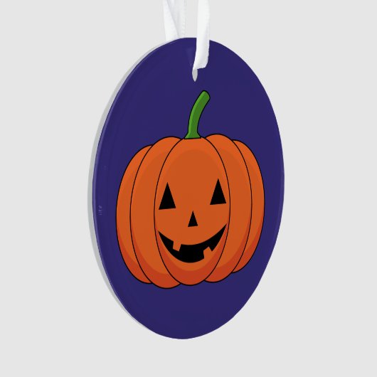 Jack-O'-Lantern Pumpkin Halloween Ornament (voorkant)