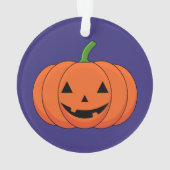 Jack-O'-Lantern Pumpkin Halloween Ornament (achterkant)