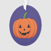 Jack-O'-Lantern Pumpkin Halloween Ornament (voorkant)
