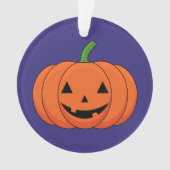 Jack-O'-Lantern Pumpkin Halloween Ornament (voorkant)