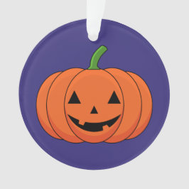 Jack-O'-Lantern Pumpkin Halloween Ornament