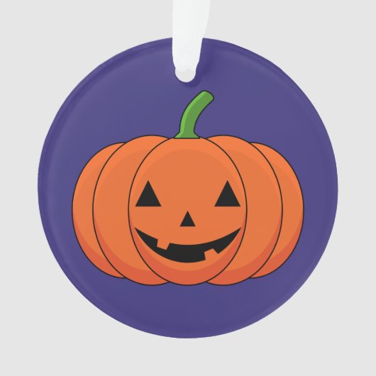 Jack-O'-Lantern Pumpkin Halloween Ornament (voorkant)