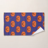 Jack-O'-Lantern Pumpkin Halloween Pattern Bad Handdoek (Handdoek)