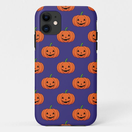 Jack-O'-Lantern Pumpkin Halloween Pattern Case-Mate iPhone Case (Achterkant)