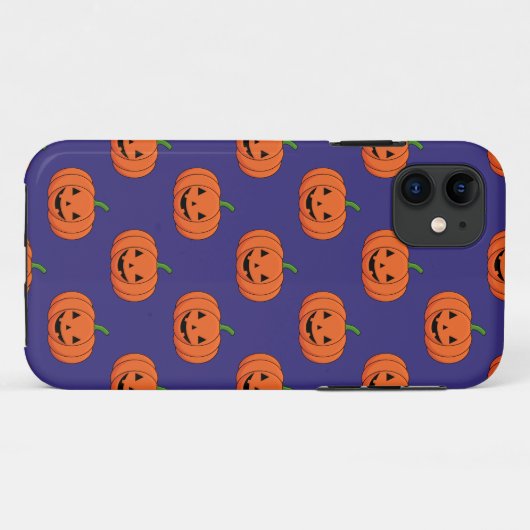 Jack-O'-Lantern Pumpkin Halloween Pattern Case-Mate iPhone Case (Achterkant (horizontaal))