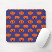 Jack-O'-Lantern Pumpkin Halloween Pattern Muismat (Met muis)