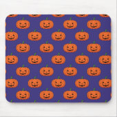 Jack-O'-Lantern Pumpkin Halloween Pattern Muismat (Voorkant)