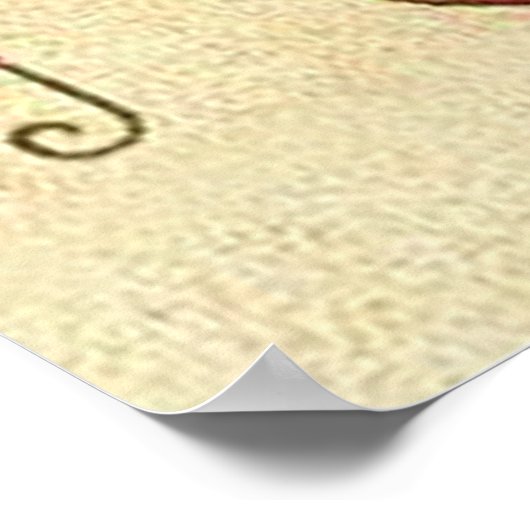 Jack O' Lantern Pumpkin Hay Field Poster (Hoek)