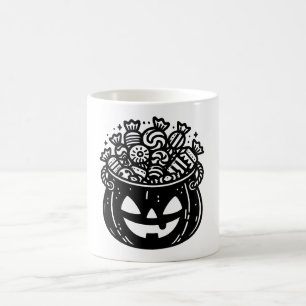 Jack-o-Lantern Pumpkin Pail Halloween Snoep Koffiemok