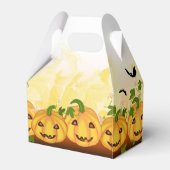 Jack O Lantern Pumpkin Patch Halloween Party Bedankdoosjes (Achterkant)
