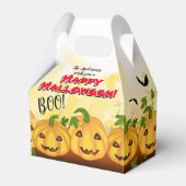 Jack O Lantern Pumpkin Patch Halloween Party Bedankdoosjes (Voorkant Zijde)
