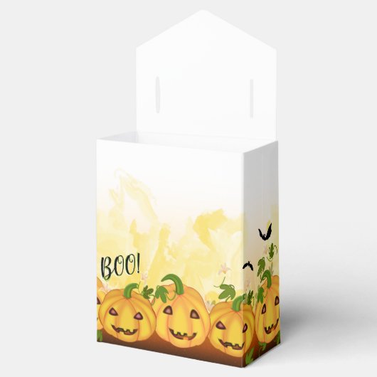 Jack O Lantern Pumpkin Patch Halloween Party Bedankdoosjes (Geopend)